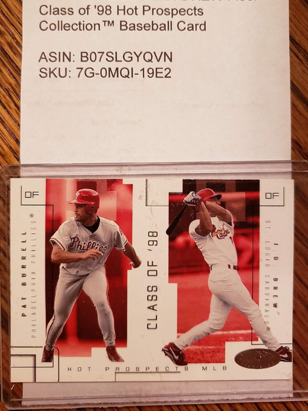 2003 Fleer Skybox International® PAT BURRELL & J.D. DREW Fleer Class of '98